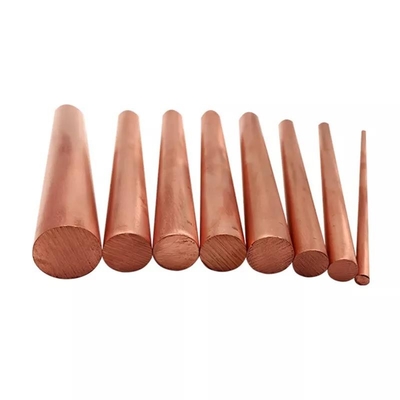 8mm Diameter 99,9% Zuivere Koperstaaf C1100 om Onthard Vorm Zacht