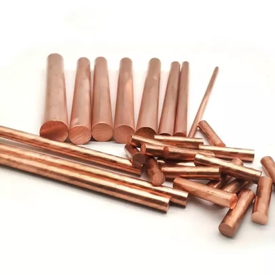 8mm Diameter 99,9% Zuivere Koperstaaf C1100 om Onthard Vorm Zacht